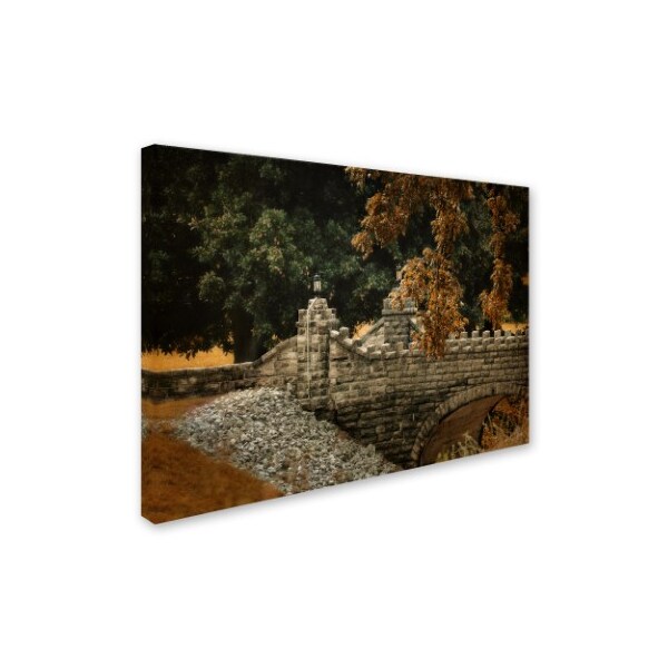 Jai Johnson 'Stone Bridge In Autumn' Canvas Art,24x32
